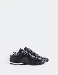 Mornetty Black Leather