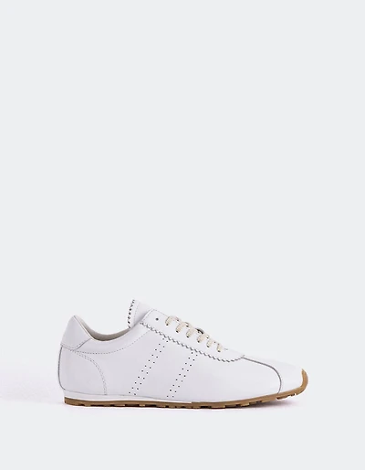 Mornetty White Leather