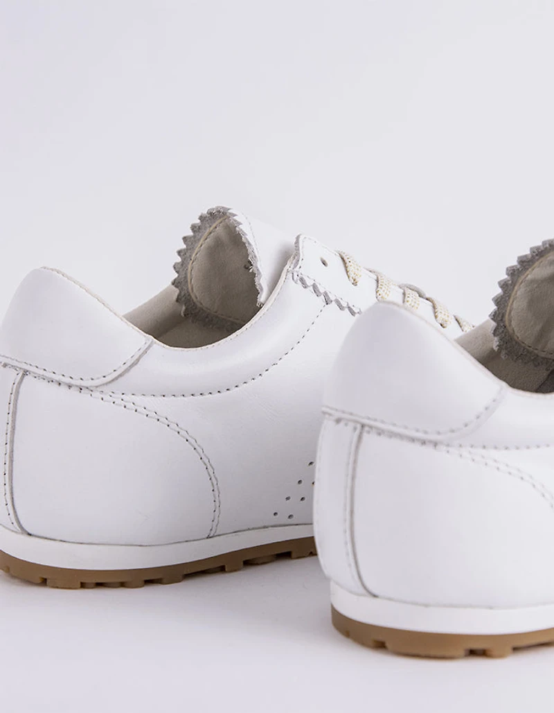 Mornetty White Leather