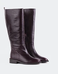 Moyle Burgundy Leather