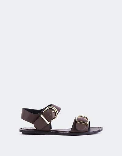 Nicky Chocolate Leather