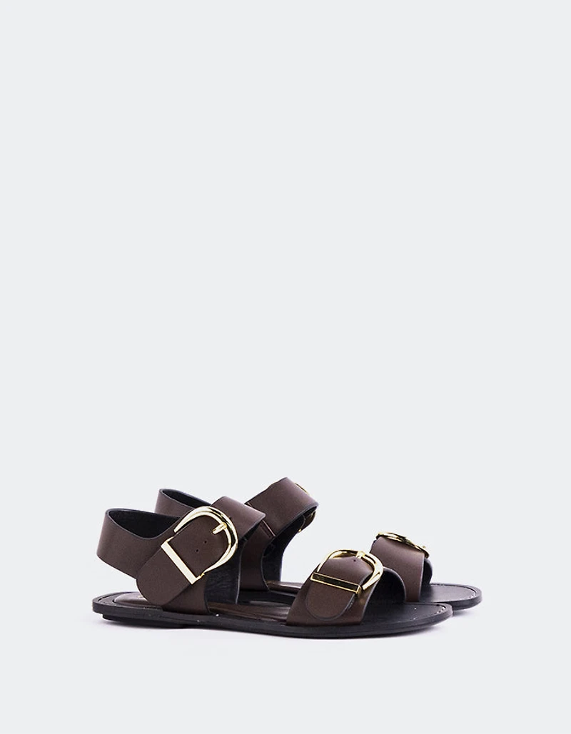 Nicky Chocolate Leather