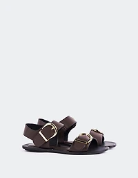 Nicky Chocolate Leather
