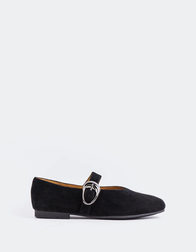 Nikole Black Suede