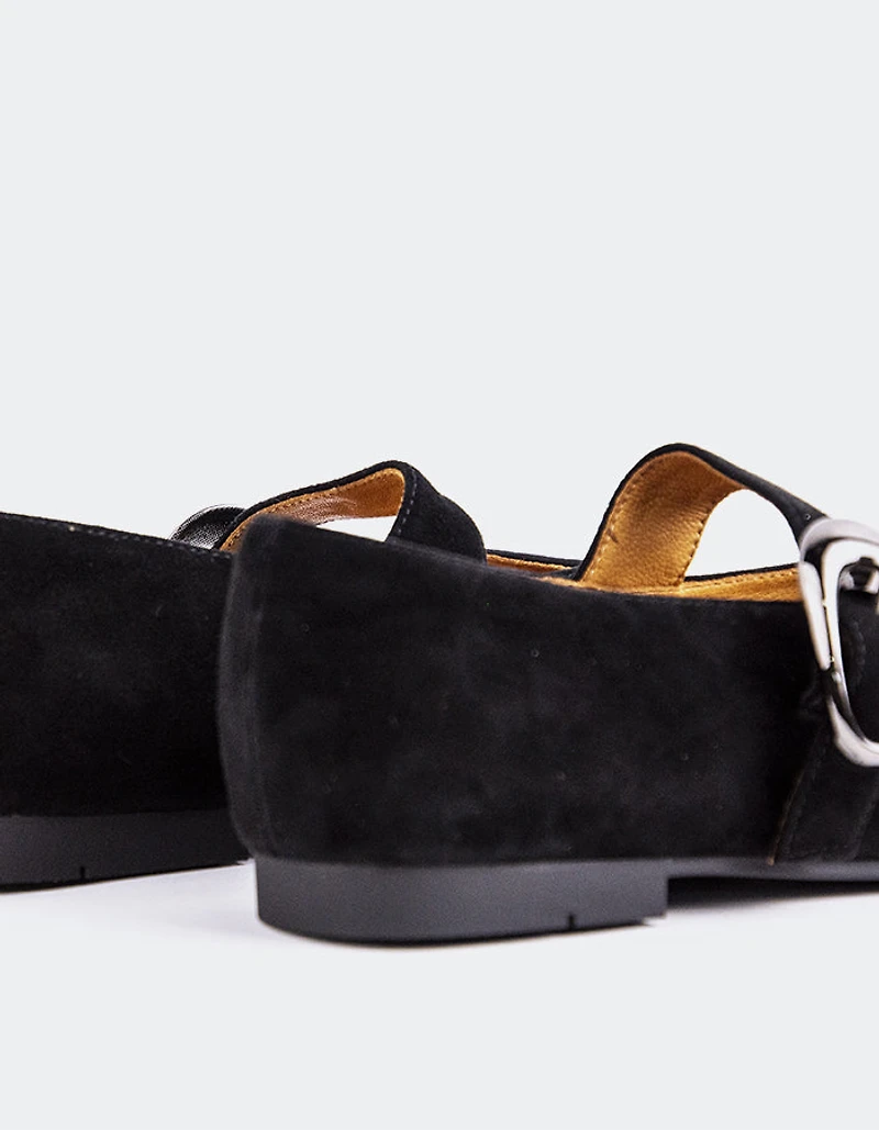 Nikole Black Suede