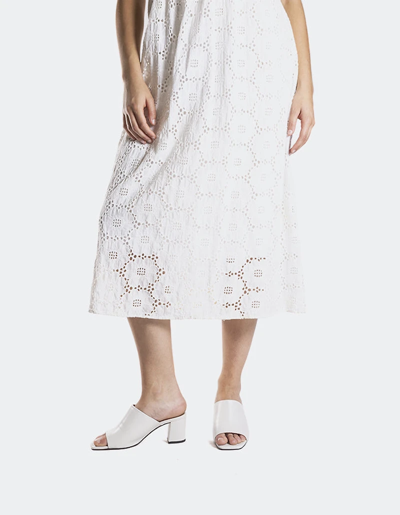 Pelham Off White Leather