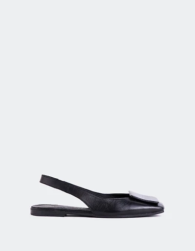 Philema Black Leather