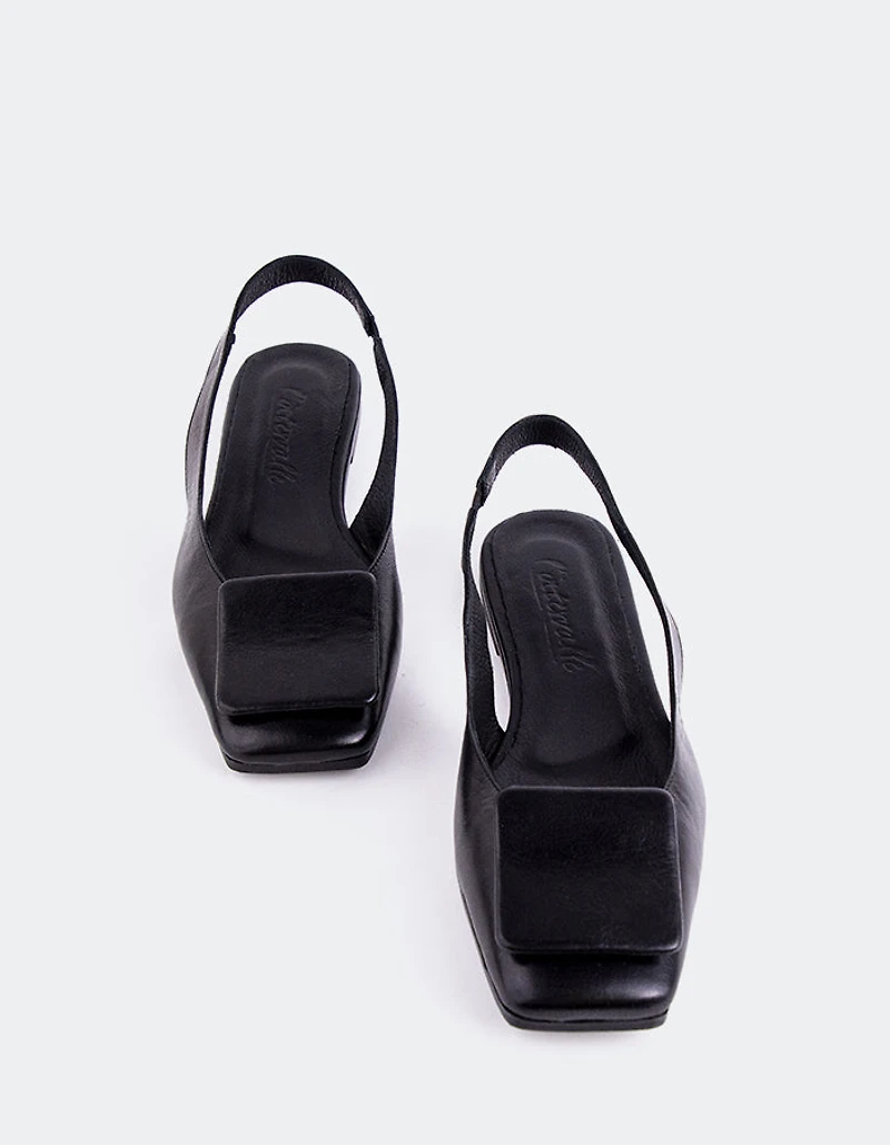 Philema Black Leather