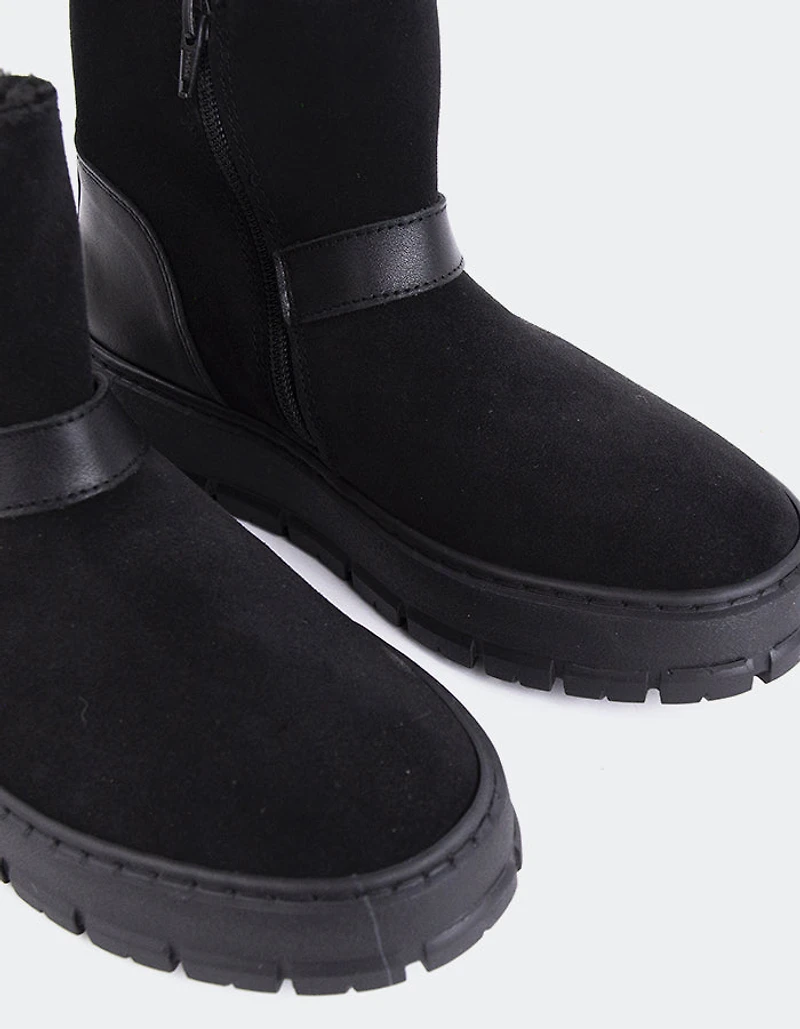 Plorin Black Suede