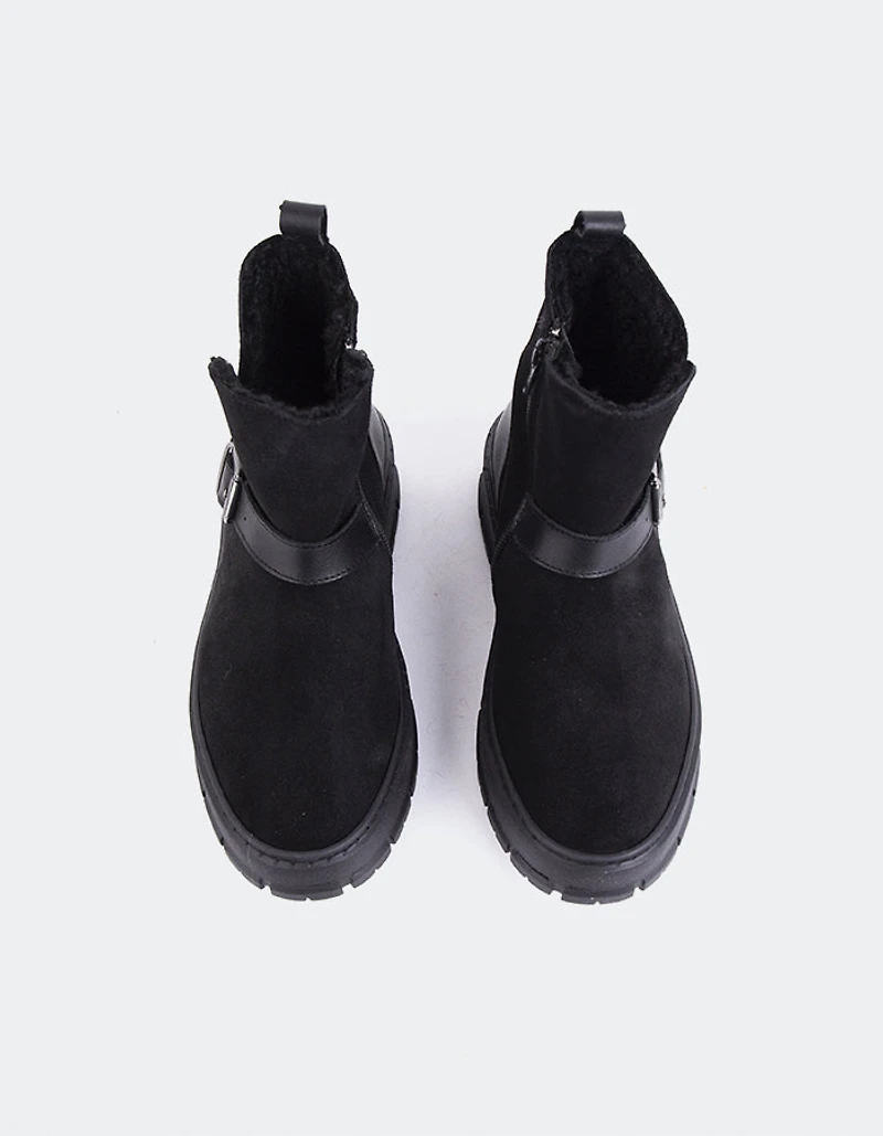 Plorin Black Suede