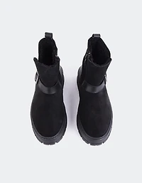 Plorin Black Suede