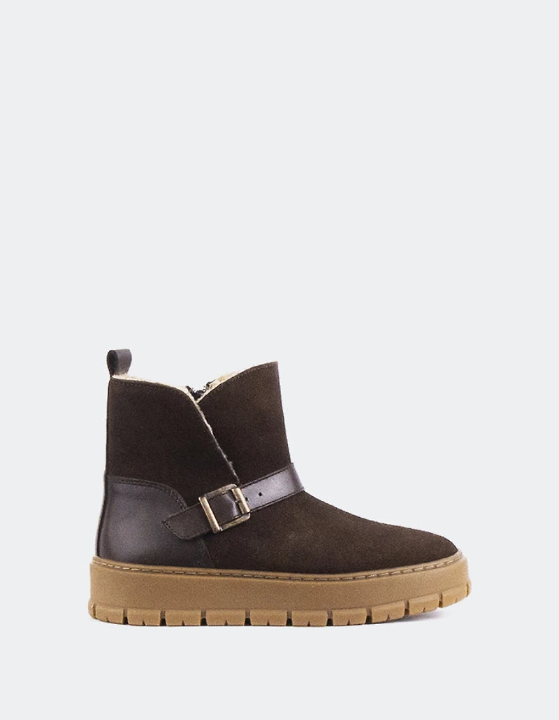 Plorin Brown Suede