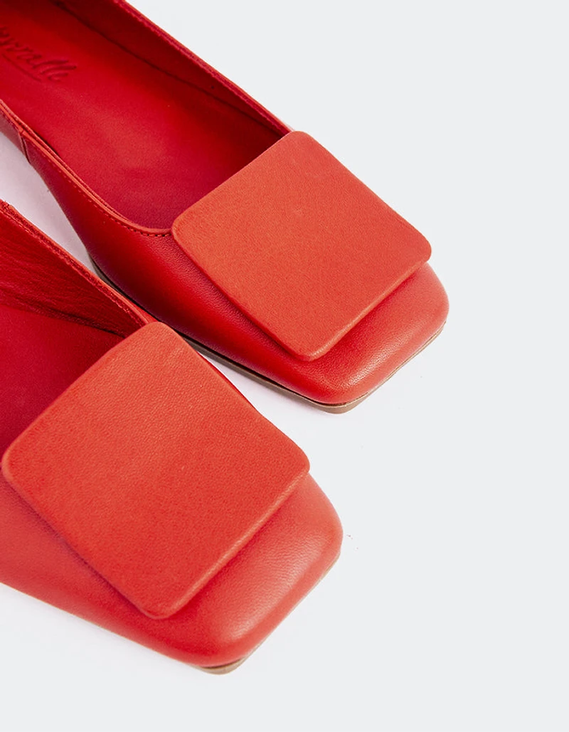Prianca Red Leather