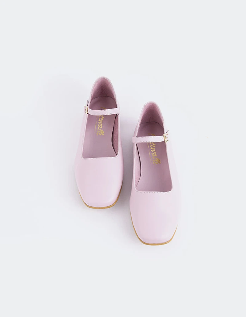 Reubena Pink Leather