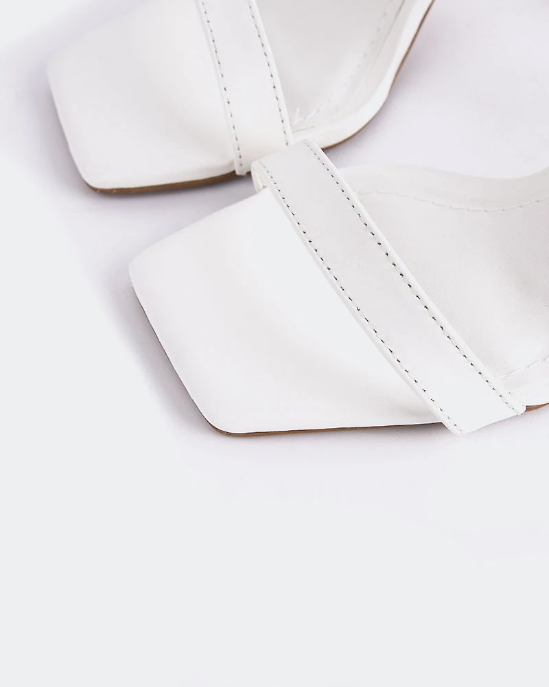 Ricarda White Leather