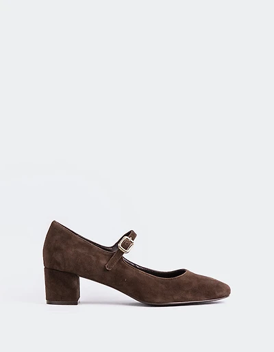 Rosalba Brown Suede
