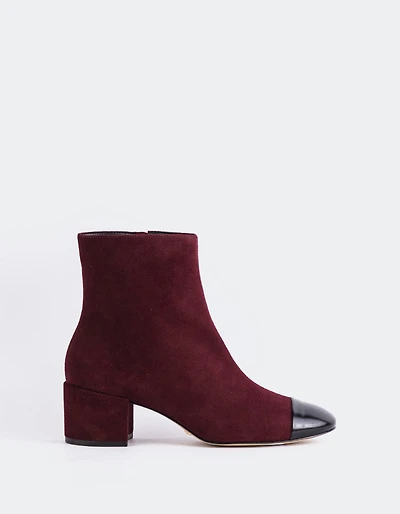 Rozalie Burgundy Suede
