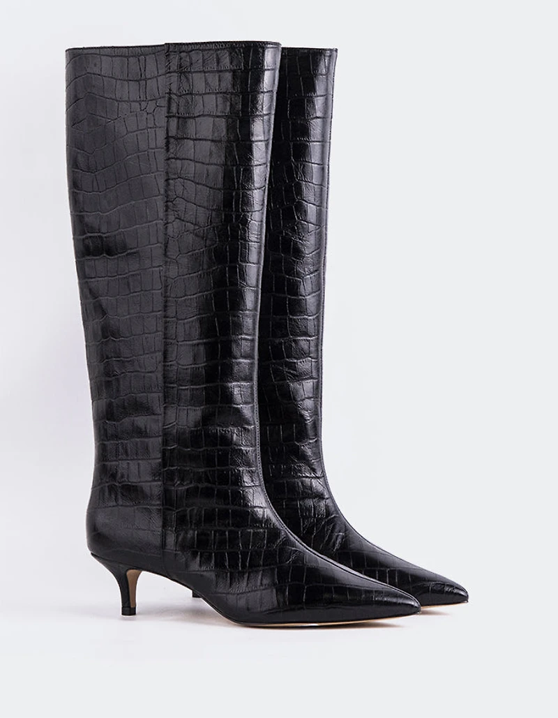 Rynn Black Croco