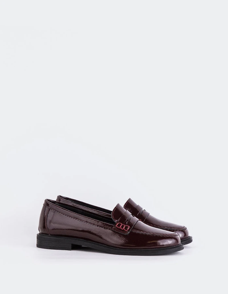 Safiya Burgundy Patent
