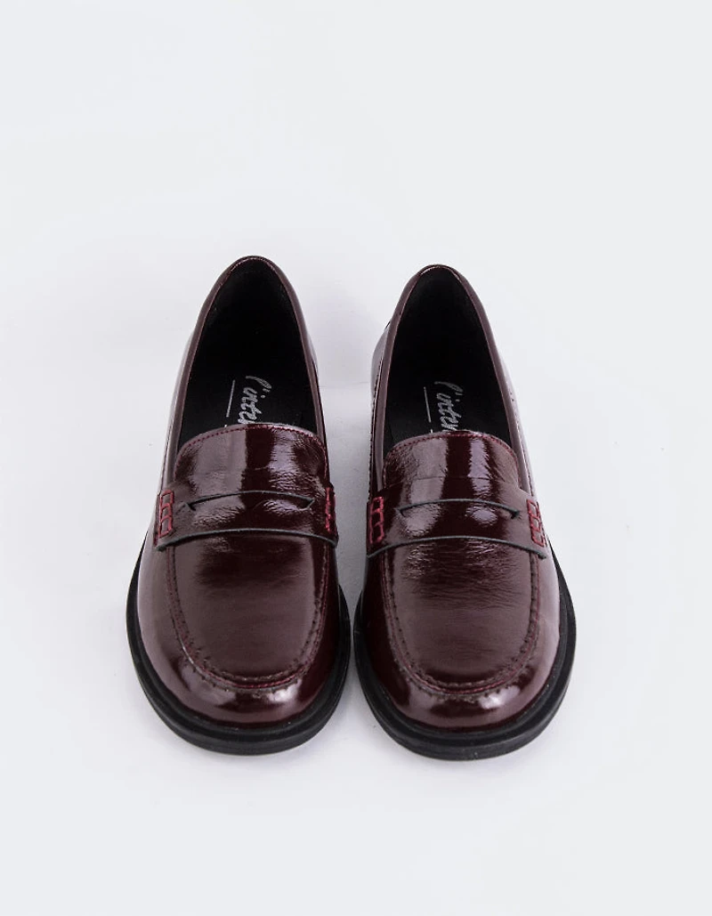 Safiya Burgundy Patent