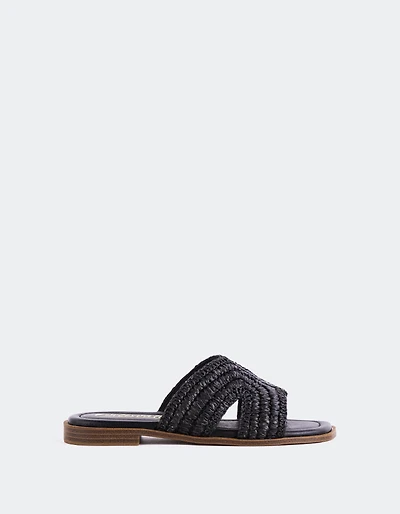 Sammie Black Raffia
