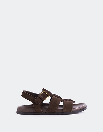 Shanelle Chocolate Suede