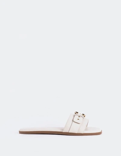 Sherra Off White Leather