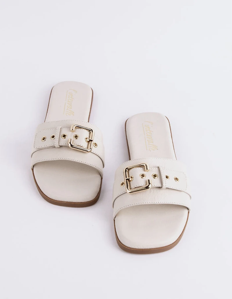 Sherra Off White Leather