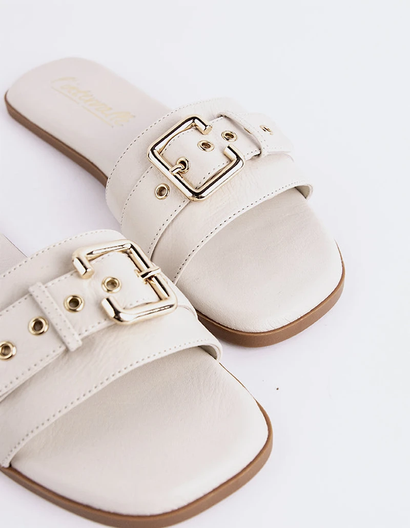 Sherra Off White Leather