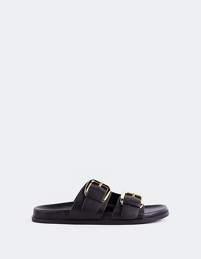 Sindy Black Leather