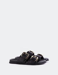 Sindy Black Leather