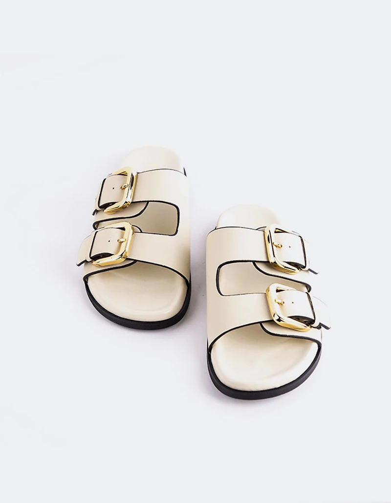 Sindy Off White Leather