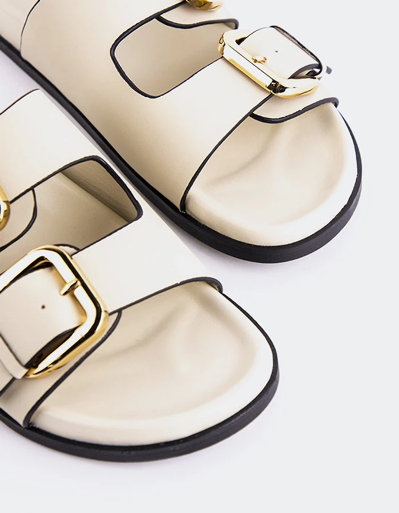 Sindy Off White Leather