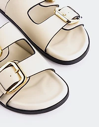 Sindy Off White Leather