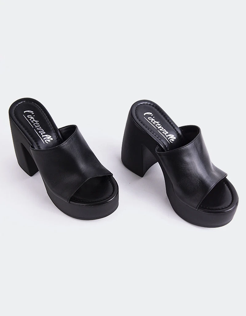 Smyrni Black Leather