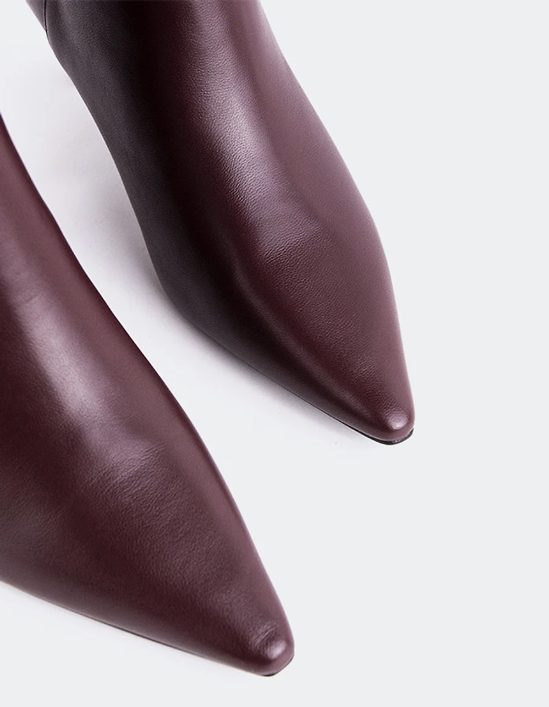 Sorene Burgundy Leather