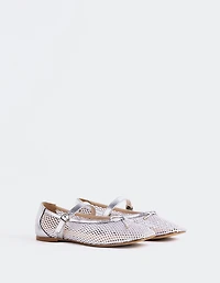 Starflower Silver Leather