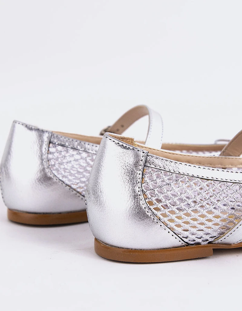 Starflower Silver Leather