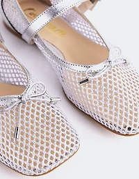 Starflower Silver Leather