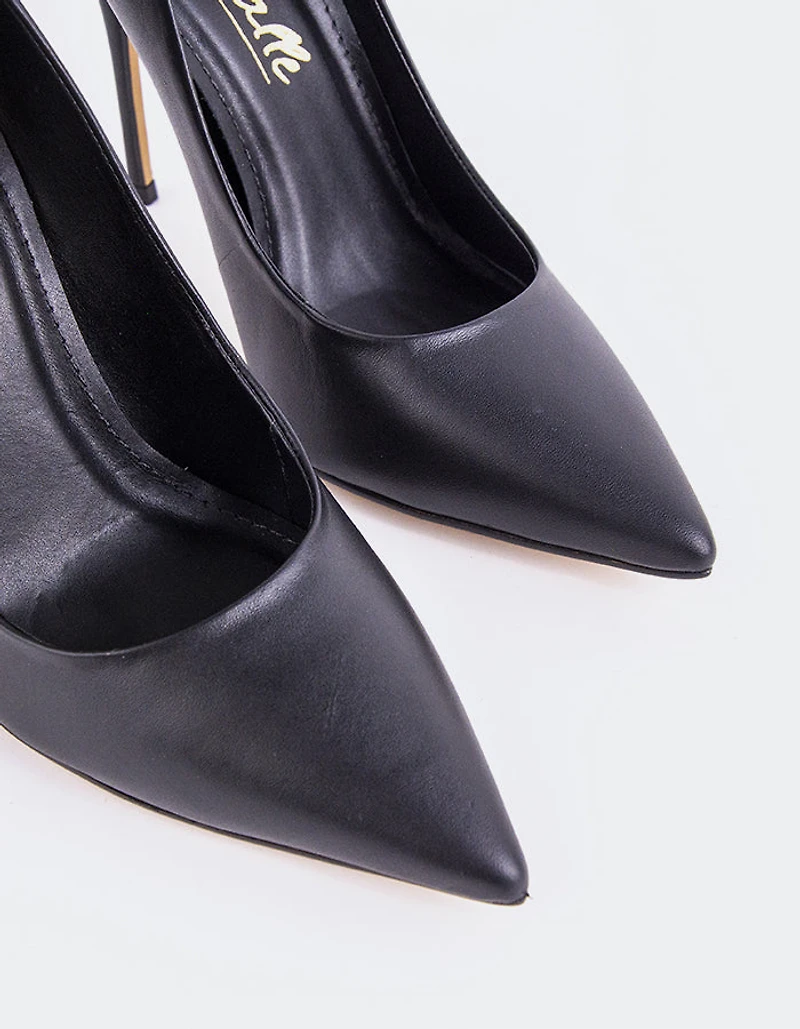 Teeva Black Leather