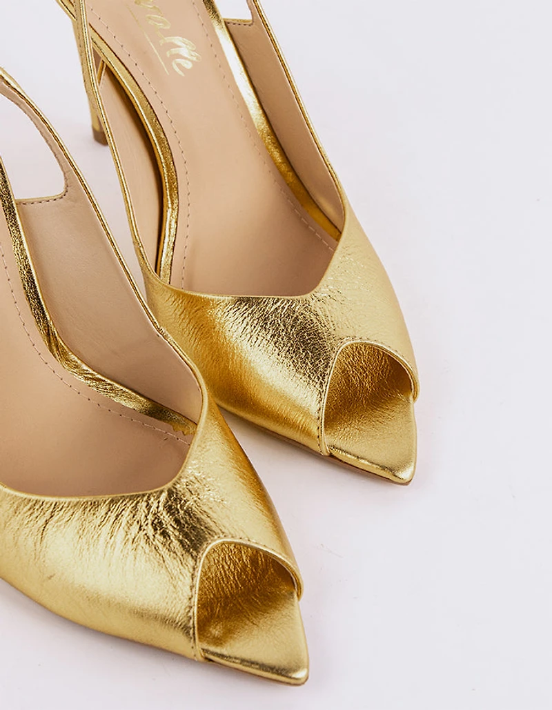Twylla Gold Leather