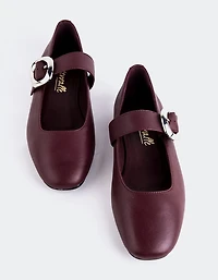 Vady Burgundy Leather