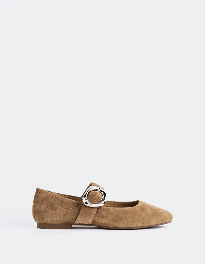 Vady Taupe Suede