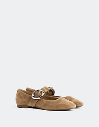 Vady Taupe Suede