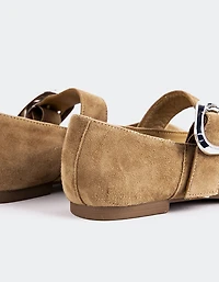 Vady Taupe Suede