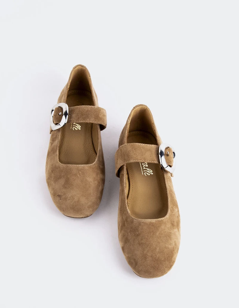 Vady Taupe Suede