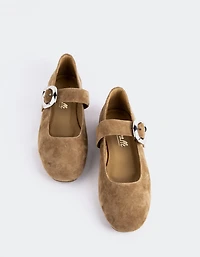 Vady Taupe Suede