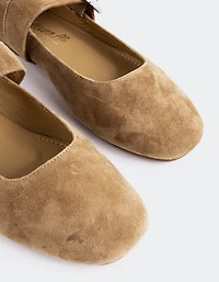 Vady Taupe Suede
