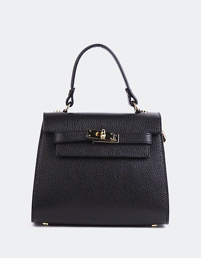 Vance Black Leather