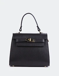 Vance Black Leather
